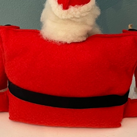 Vintage Handmade Weighted Santa Claus Shelf Sitter Holiday Decor - Picture 11 of 11